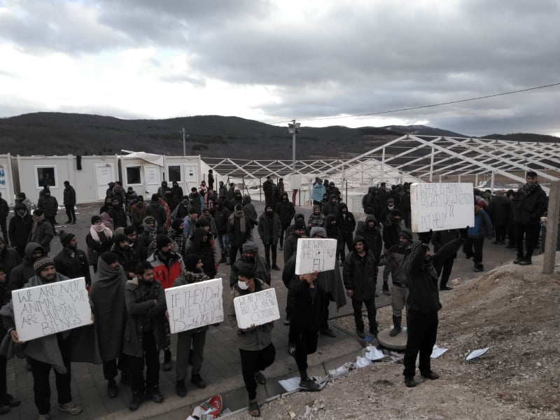 Migranti u 'Lipi' ponovo odbili hranu